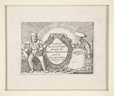 Portada de El conjunto de los paisajes de Willem Pietersz. Buytewech