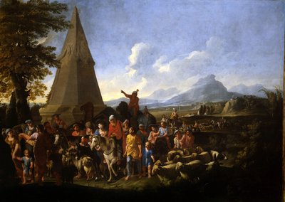 Jacob y su Familia Entrando en Egipto de Willem Reuter