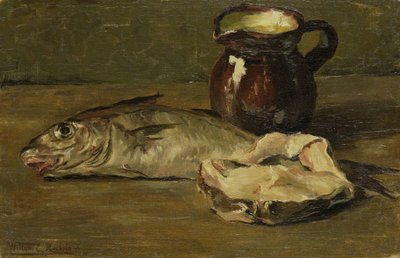 Bodegón con bacalao de Willem Roelofs (II)