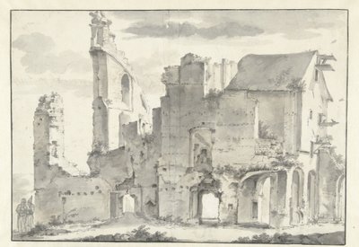 Ruinas de la abadía de Rijnsburg de Willem Schellinks