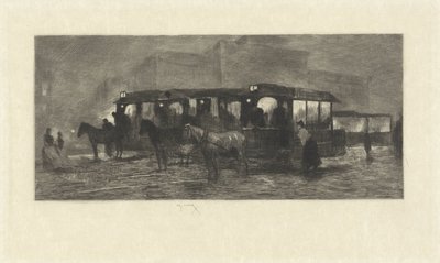 plaza de noche de Willem Steelink (II)