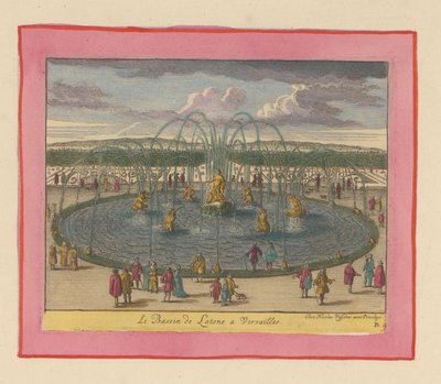 Bassin de Latone in den Gärten von Versailles de Willem Swidde