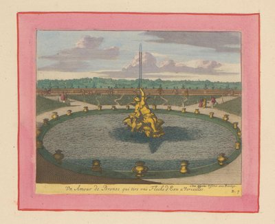 Amorbrunnen in den Gärten von Versailles de Willem Swidde