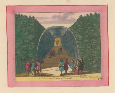 Wasserbecken in den Gärten von Versailles de Willem Swidde