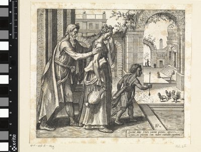 Expulsión de Agar e Ismael Historia de Agar e Ismael (título de la serie) de Willem Thibaut