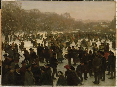Patinaje en Haagse Bos de Willem Tholen