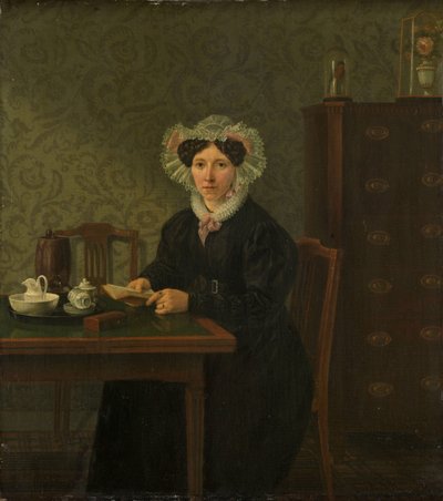 Retrato de mujer de Willem Uppink