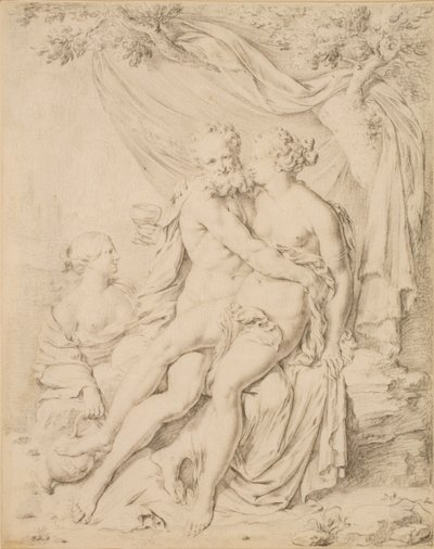 Lot y sus hijas de Willem Van Mieris