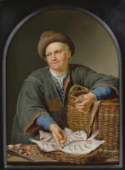 El Vendedor de Pescado de Willem Van Mieris