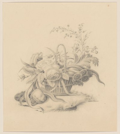 Cesta con flores de Willem Verbeet