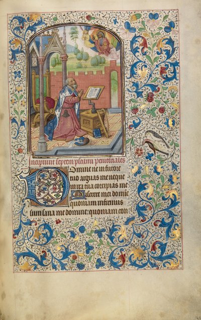 David en oración de Willem Vrelant