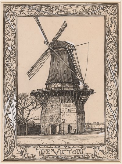De Victor, molino en Ámsterdam de Willem Wenckebach
