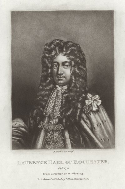 Laurence Conde de Rochester de Willem Wissing