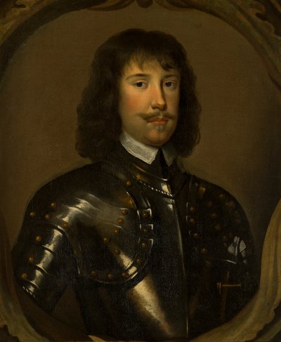 Retrato de Richard 2nd Lord Herbert de Cherbury (1557-1596) (óleo sobre lienzo) de Willem Wissing