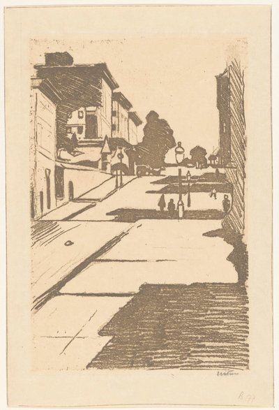 Vista de la calle Maison y del hotel Fairmont en San Francisco de Willem Witsen (signed by artist)