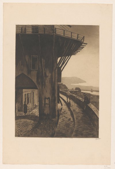 Vista de Molenpoort en Wijk bij Duurstede de Willem Witsen (signed by artist)