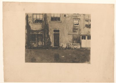 Vista de la parte trasera del Zeedijk en Ámsterdam de Willem Witsen (signed by artist)