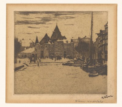Nuevo mercado en Ámsterdam
Nieuwmarkt (título en el objeto) de Willem Witsen (signed by artist)