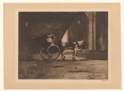 Transporte bajo el puente de Waterloo en Londres de Willem Witsen (signed by artist)