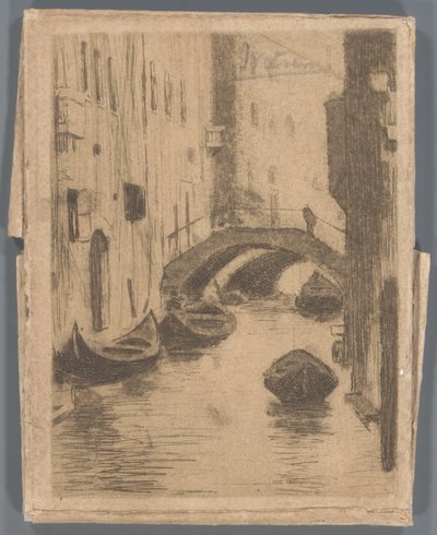 Puente sobre el Río de San Toma, Venecia de Willem Arnoldus Witsen