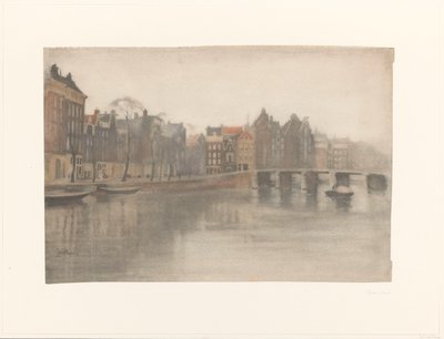 El Oude Waal en Ámsterdam de Willem Arnoldus Witsen