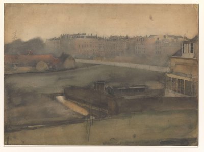 Vista junto al Oosterpark de Ámsterdam de Willem Arnoldus Witsen