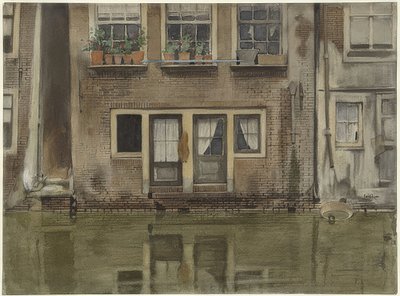Casa en un canal en Ámsterdam de Willem Arnoldus Witsen