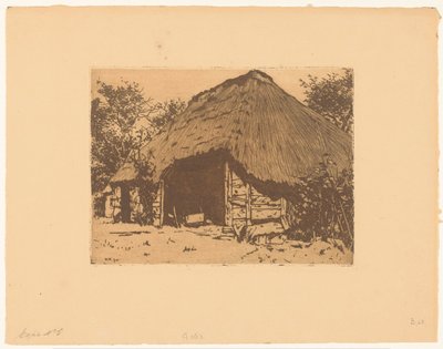 Granero abierto en Brabante de Willem Arnoldus Witsen