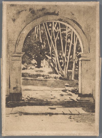 Puerta del Hotel Bellevue, Buitenzorg de Willem Arnoldus Witsen