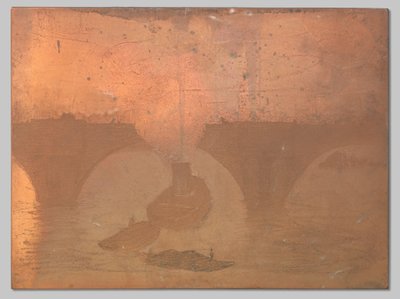 Remolcador para el puente de Waterloo en Londres de Willem Arnoldus Witsen