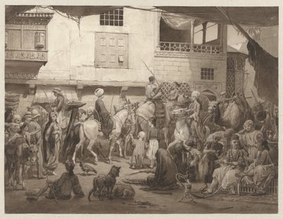 Calle en El Cairo de Willem de Famars Testas