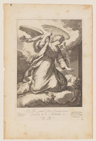 El Ángel de la Anunciación de Willem de Passe