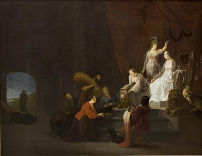Alegoría sobre la Paz. Pax coronada por Minerva de Willem de Poorter