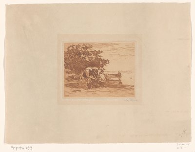 Ordeñador (título original) de Willem de Zwart (signed by artist)