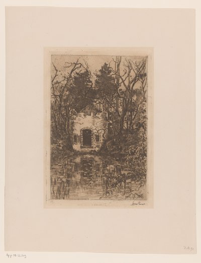 Ruinas junto a un estanque
Ruinas en un estanque (Lage Vuursche) (título original) de Willem de Zwart (signed by artist)