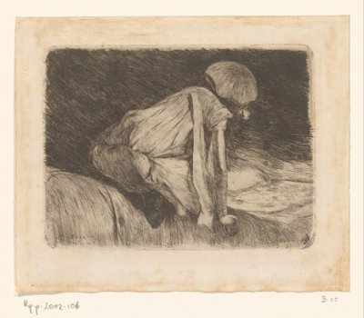 Chica lectora (vista desde atrás) (título original) de Willem de Zwart