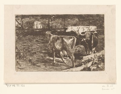 Cuatro vacas en un prado
Melkbocht (título original) de Willem de Zwart