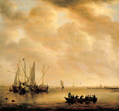 Paisaje marino de Willem van Diest