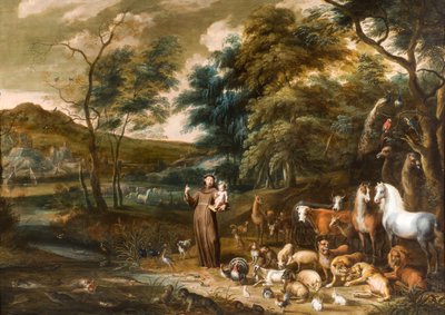 San Francisco con los animales de Willem van, I and Hondt, Lambert de, I Herp