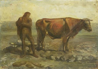 Campesino arador de Willem van Konijnenburg