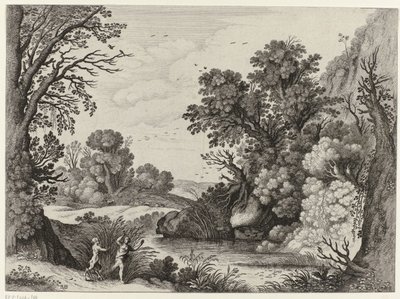 Paisaje con Pan y Syringe de Willem van Nieulandt (II)