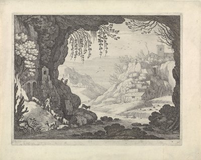 Vista del paisaje desde la cueva de Willem van Nieulandt (II)