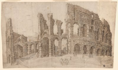 Ruinas del Coliseo de Roma de Willem van Nieuwlandt II