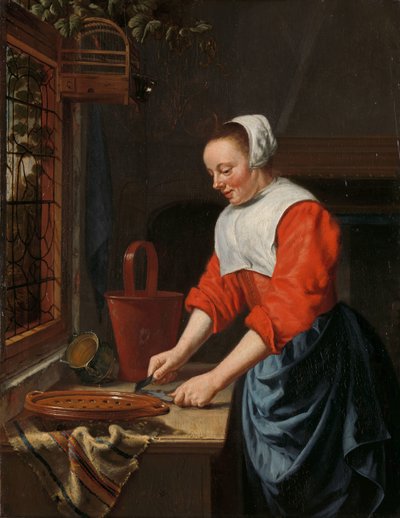 La sirvienta de Willem van Odekercken (attributed to)