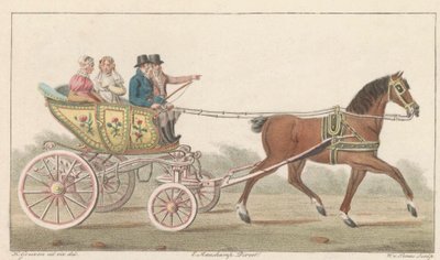 Carrito de juego Zaan, 1824 A Noord-Hollandsch Speelwagentje on the Zaan / Voiture de plaisance, dite Speelwagentje au Zaan (título sobre el objeto) de Willem van Senus
