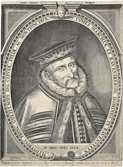 Retrato del Duque Guillermo de Jülich-Cleves-Berg 1516-1592, 1610 de Willem van Swanenburgh