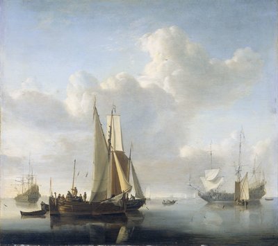 Barcos ante la costa
Barcos frente a la costa de Willem van de Velde (II)
