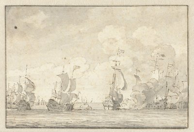 Batalla naval de Willem van de Velde (II)