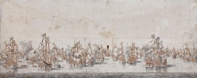 Batalla de Fehmarn, c.1650 de Willem van de Velde