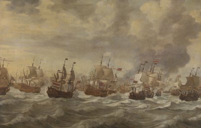 Episodio de la Batalla Naval de Cuatro Días de junio de 1666 de Willem van de Velde